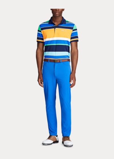 Men's Ralph Lauren Custom Slim Tech Piqué Polos | 405621UMZ